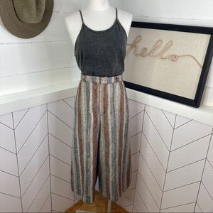 *Vintage* Striped High Rise Culottes